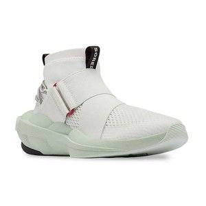 Sorel Explorer Defy Mid Sneaker in Sea Salt, Sea Sprite Size 10